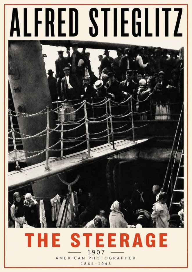Alfred Stieglitz The Steerage – 1907 No3 - Plakát