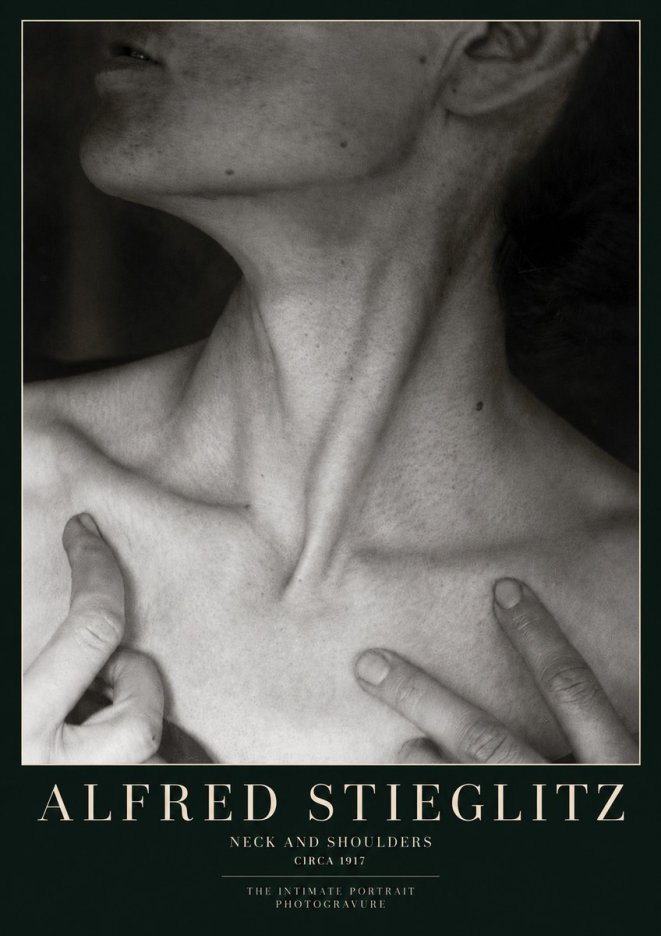 Alfred Stieglitz Neck and Shoulders No3 - Plakát