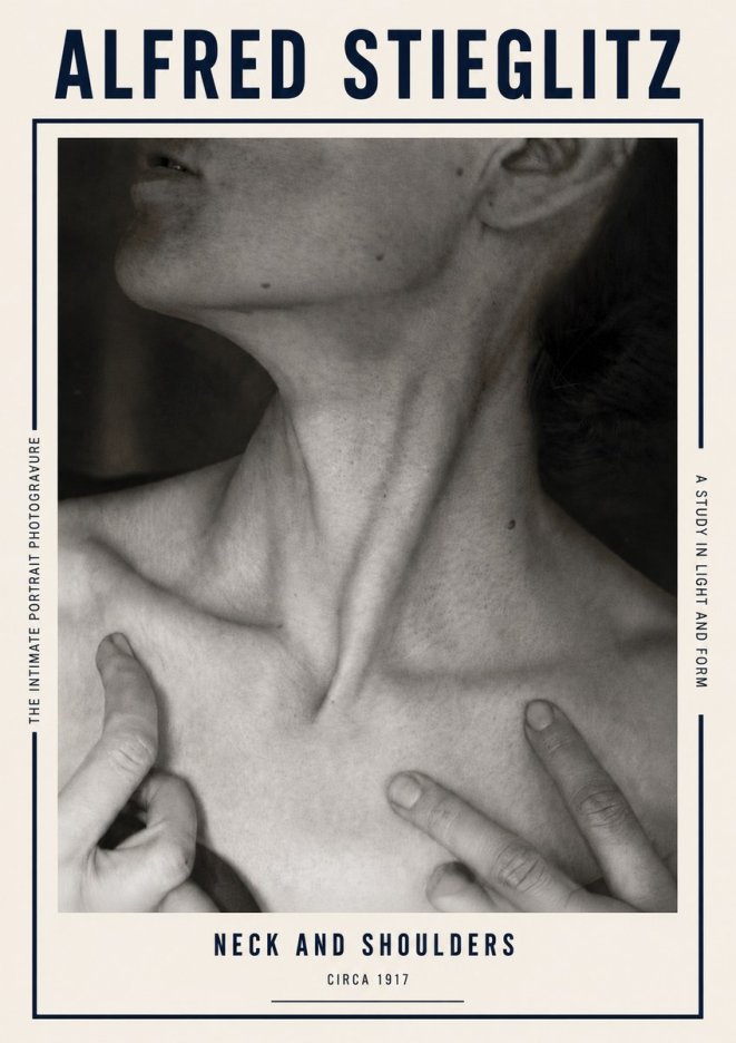 Alfred Stieglitz Neck and Shoulders No5 - Plakát