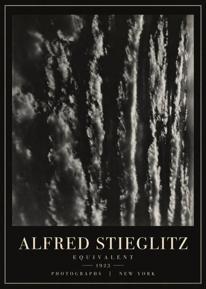 Alfred Stieglitz Equivalent I No6 - Plakát