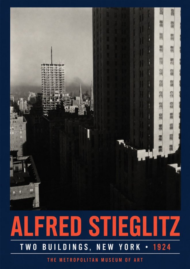 Alfred Stieglitz Two Buildings, New York No2 - Plakát