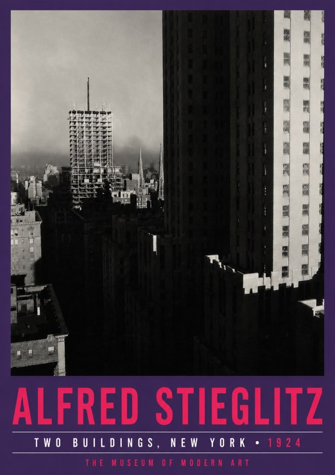 Alfred Stieglitz Two Buildings, New York No5 - Plakát