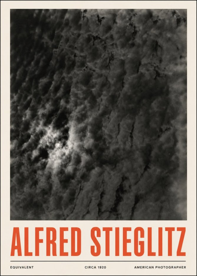 Alfred Stieglitz Equivalent II No6 - Plakát
