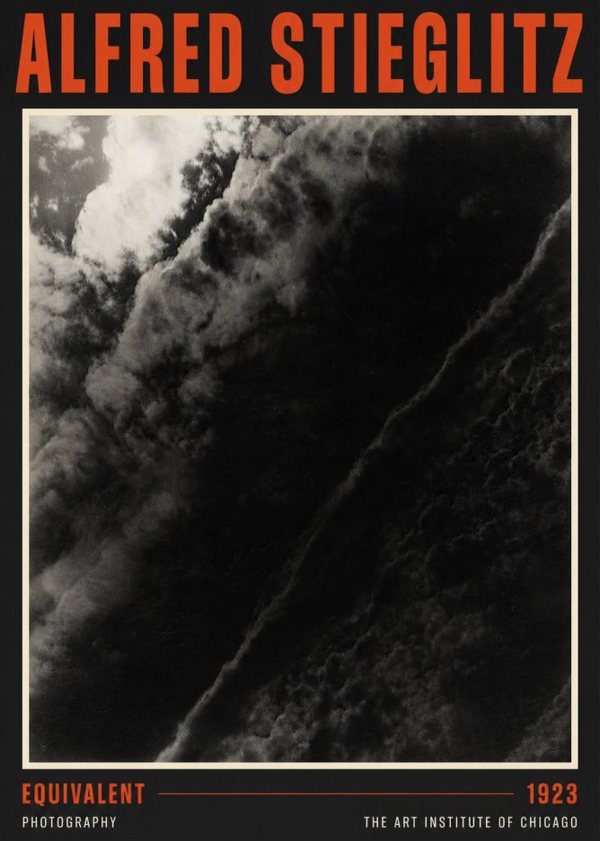 Alfred Stieglitz Equivalent III No4 - Plakát