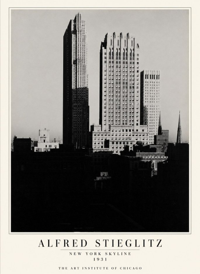 Alfred Stieglitz New York Skyline No1 - Plakát