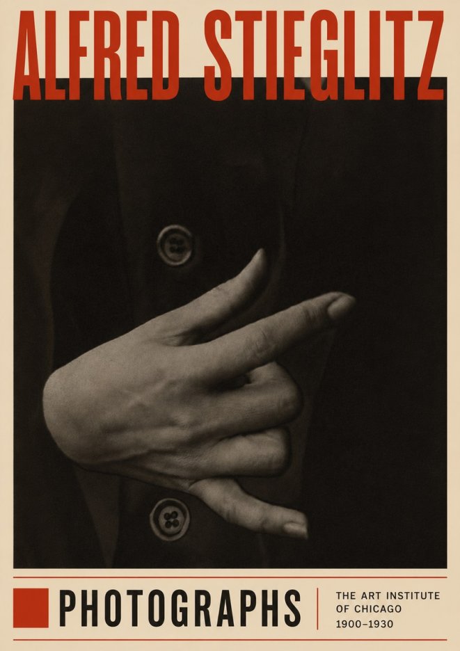 Alfred Stieglitz Hands No4 - Plakát
