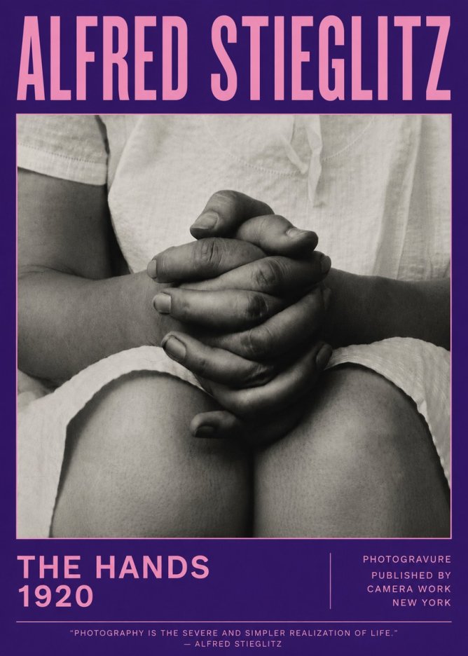 Alfred Stieglitz The Hands No6 - Plakát