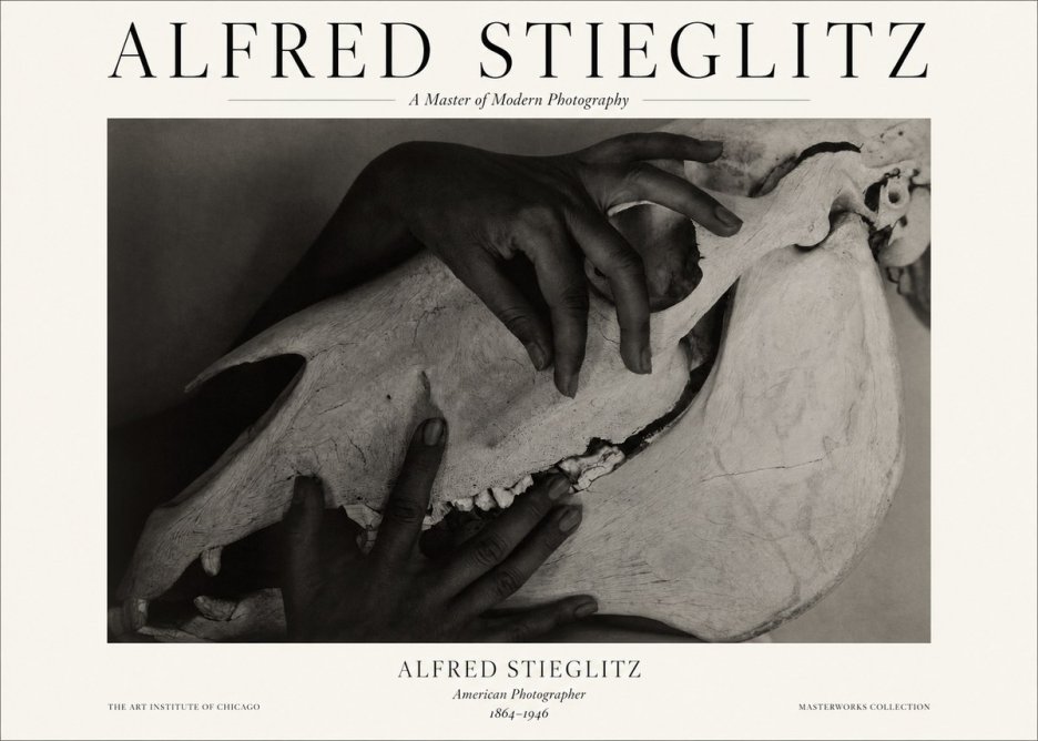 Alfred Stieglitz Georgia O'keeffe - Hands and Skull No1 - Plakát