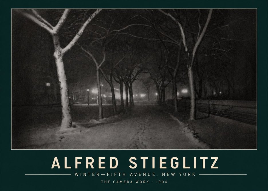 Alfred Stieglitz Winter—fifth Avenue, New York No3 - Plakát