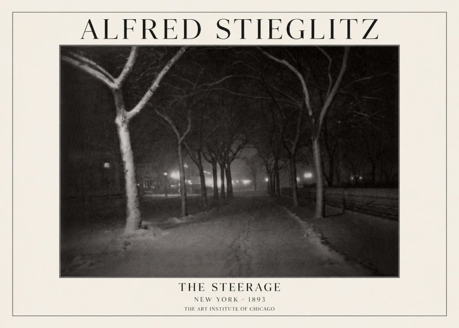 Alfred Stieglitz Winter—fifth Avenue, New York No4 - Plakát