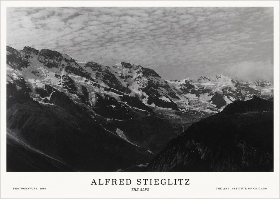 Alfred Stieglitz The Alps No1 - Plakát