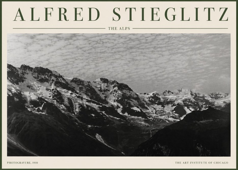 Alfred Stieglitz The Alps No3 - Plakát