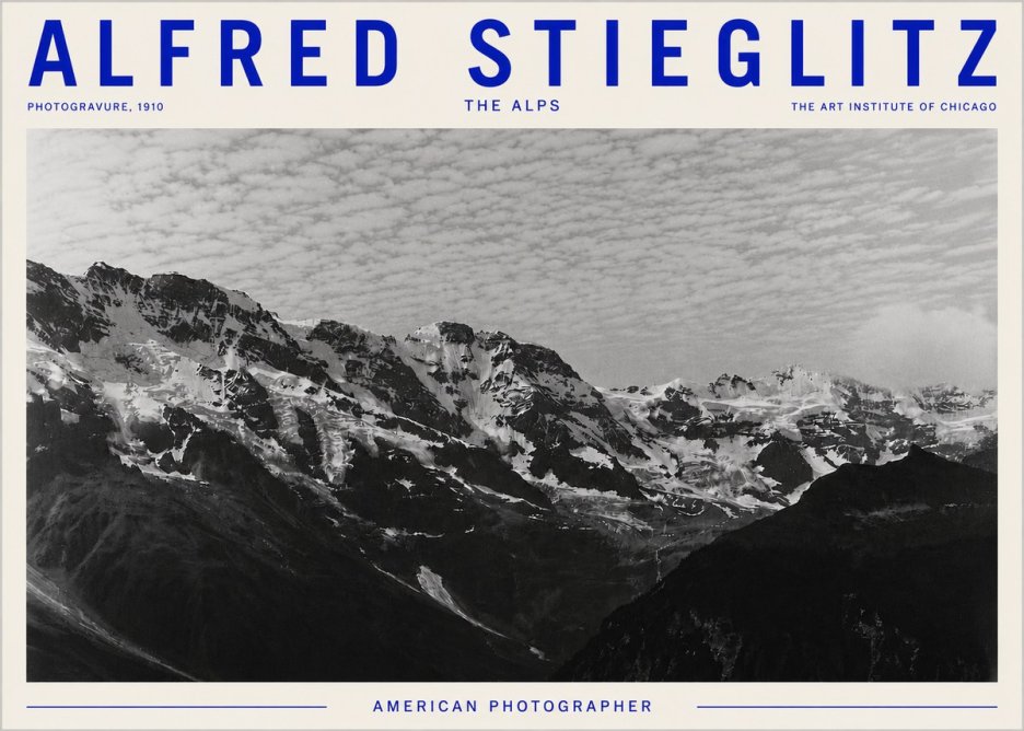 Alfred Stieglitz The Alps No5 - Plakát
