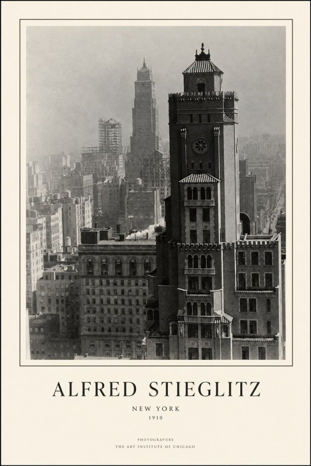 Alfred Stieglitz New York No1 - Plakát