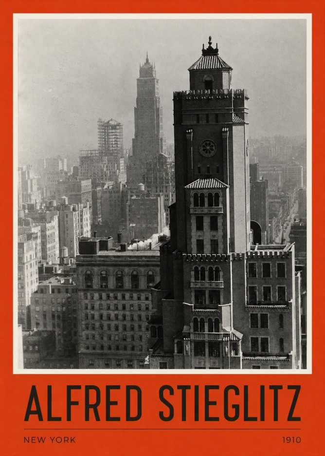 Alfred Stieglitz New York No2 - Plakát