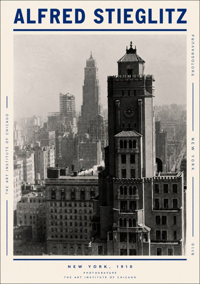 Alfred Stieglitz New York No3 - Plakát