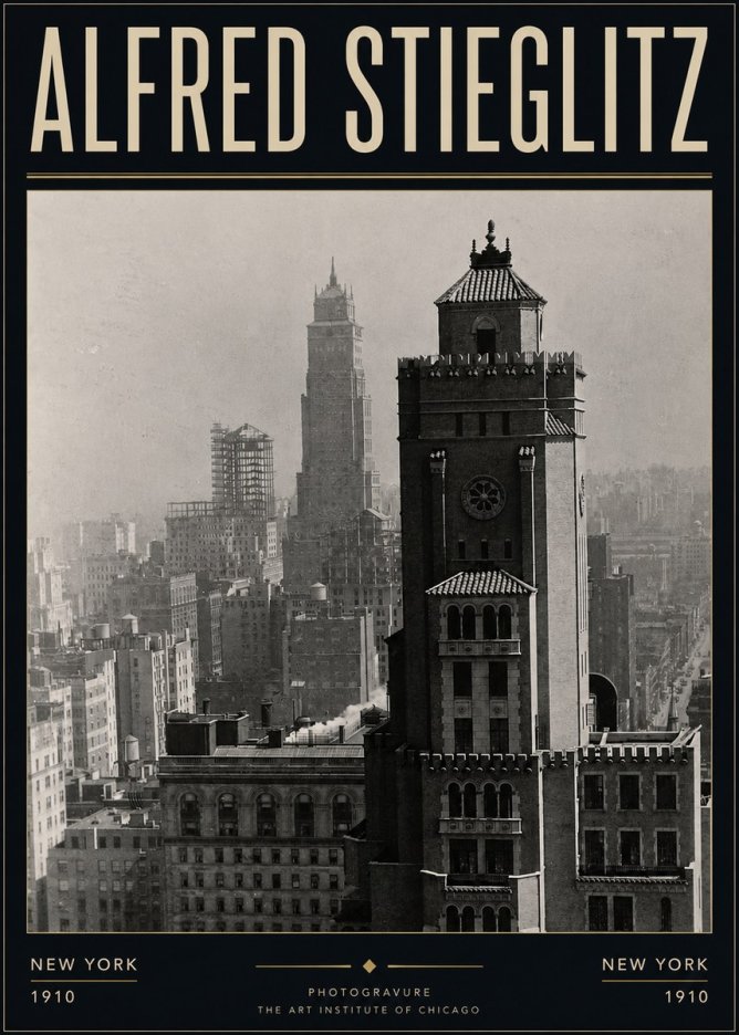 Alfred Stieglitz New York No6 - Plakát