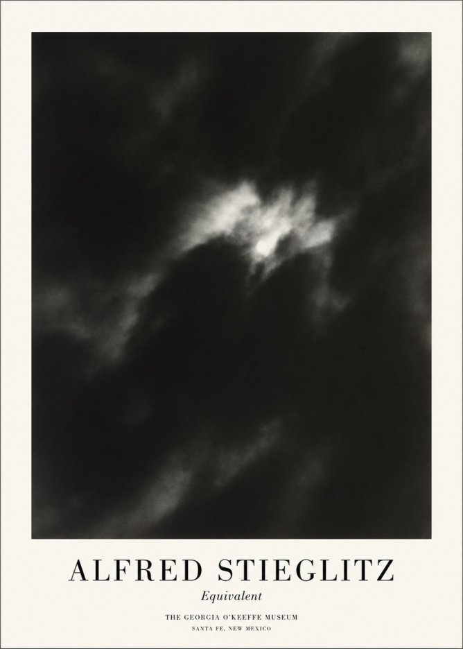 Alfred Stieglitz Equivalent IV No1 - Plakát