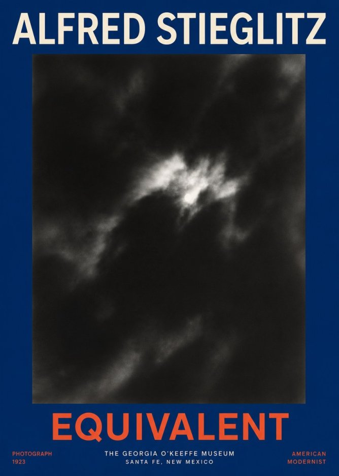 Alfred Stieglitz Equivalent IV No4 - Plakát