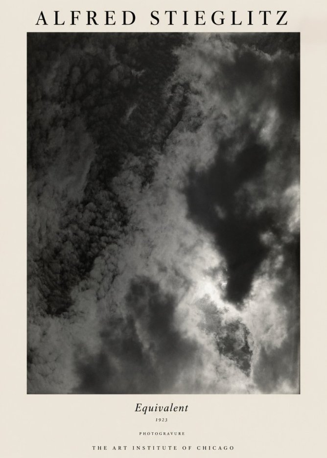 Alfred Stieglitz Equivalent V No1 - Plakát