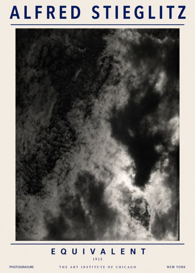 Alfred Stieglitz Equivalent V No3 - Plakát
