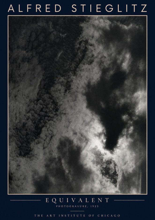 Alfred Stieglitz Equivalent V No4 - Plakát