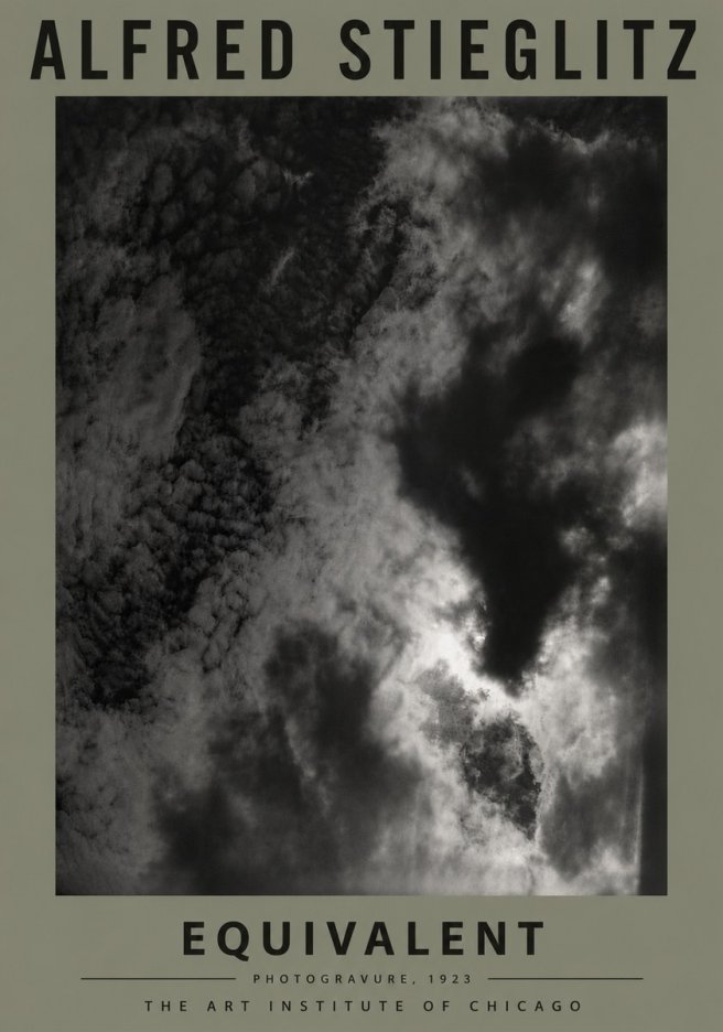 Alfred Stieglitz Equivalent V No6 - Plakát