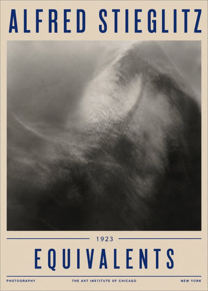 Alfred Stieglitz Equivalents III No5 - Plakát