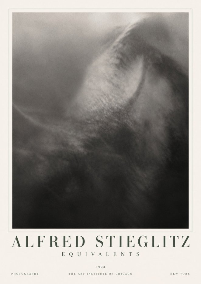 Alfred Stieglitz Equivalents III No6 - Plakát