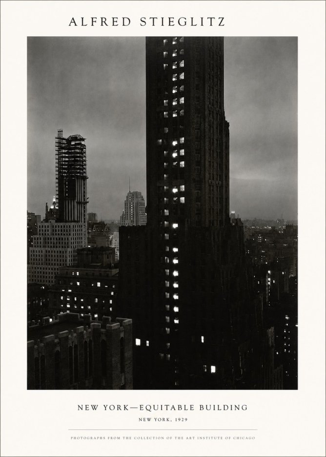 Alfred Stieglitz New York—equitable Building No1 - Plakát