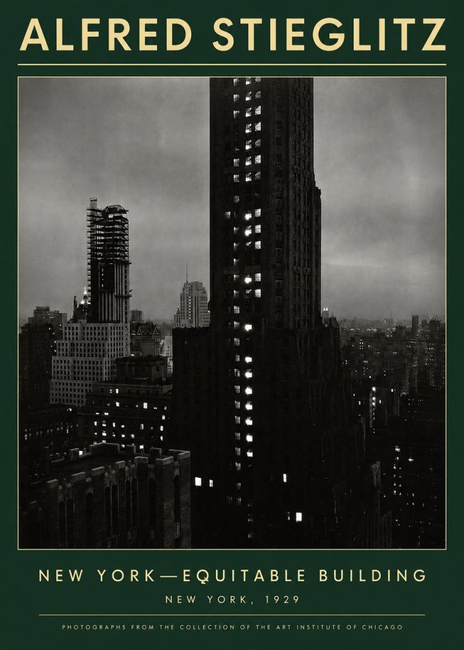 Alfred Stieglitz New York—equitable Building No5 - Plakát