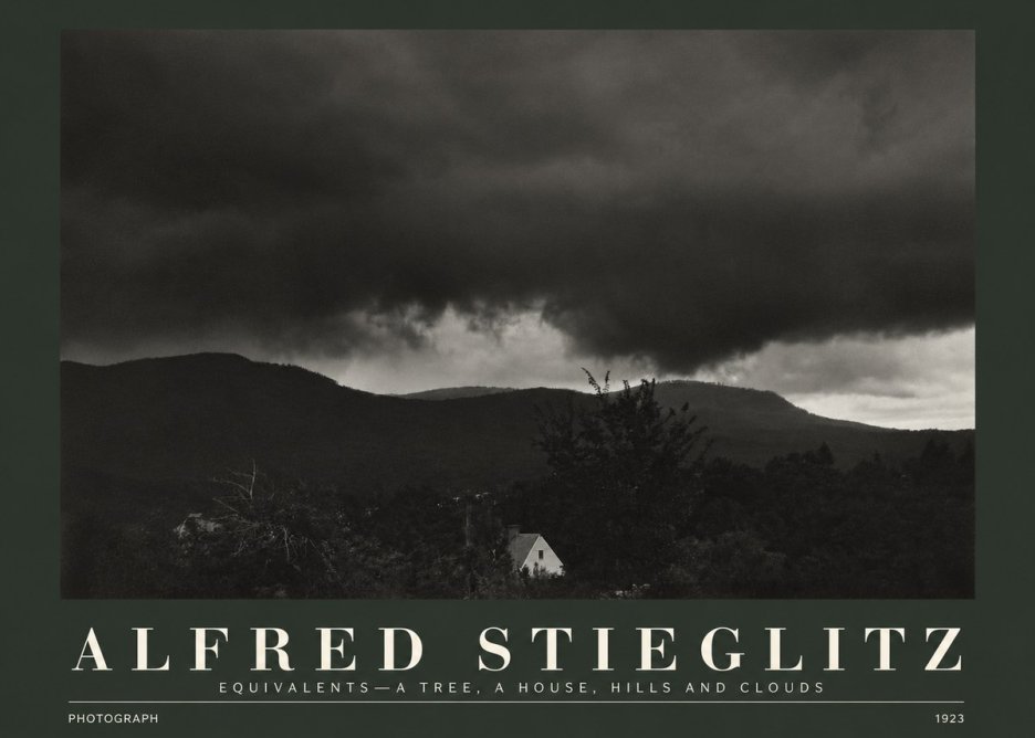 Alfred Stieglitz Equivalent VI No5 - Plakát
