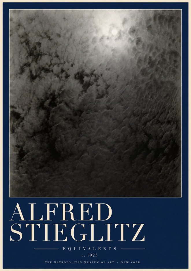 Alfred Stieglitz Equivalents IV No5 - Plakát