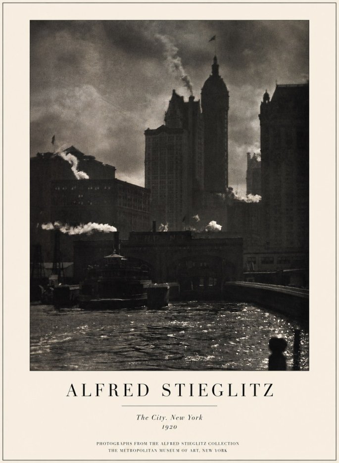 Alfred Stieglitz The City. New York No1 - Plakát
