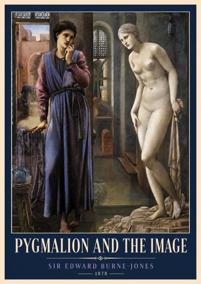 Edward Burne-Jones Pygmalion and the Image No5 - Plakát