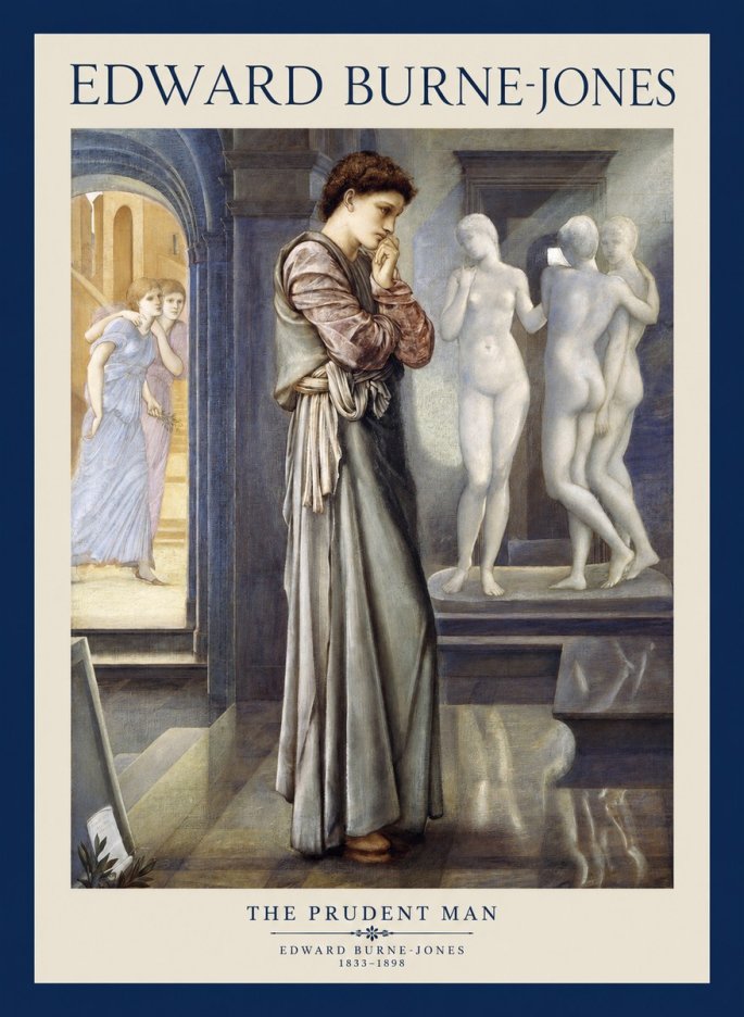 Edward Burne-Jones The Prudent Man No1 - Plakát