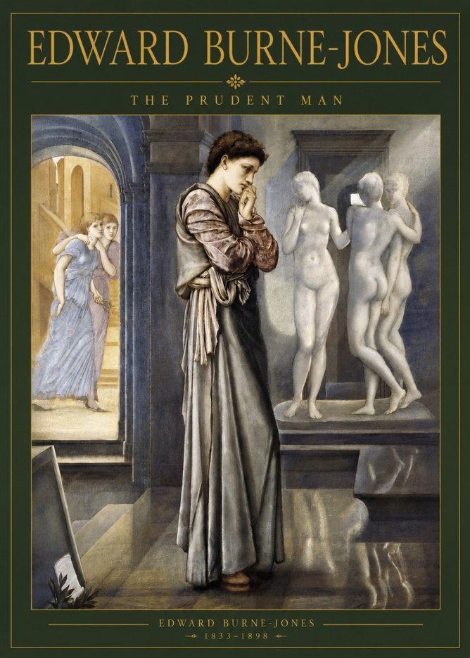 Edward Burne-Jones The Prudent Man No6 - Plakát