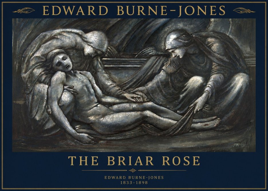 Edward Burne-Jones The Briar Rose No2 - Plakát