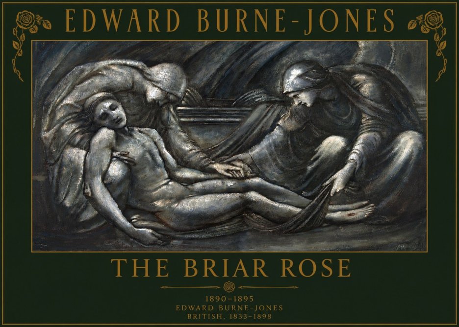 Edward Burne-Jones The Briar Rose No4 - Plakát