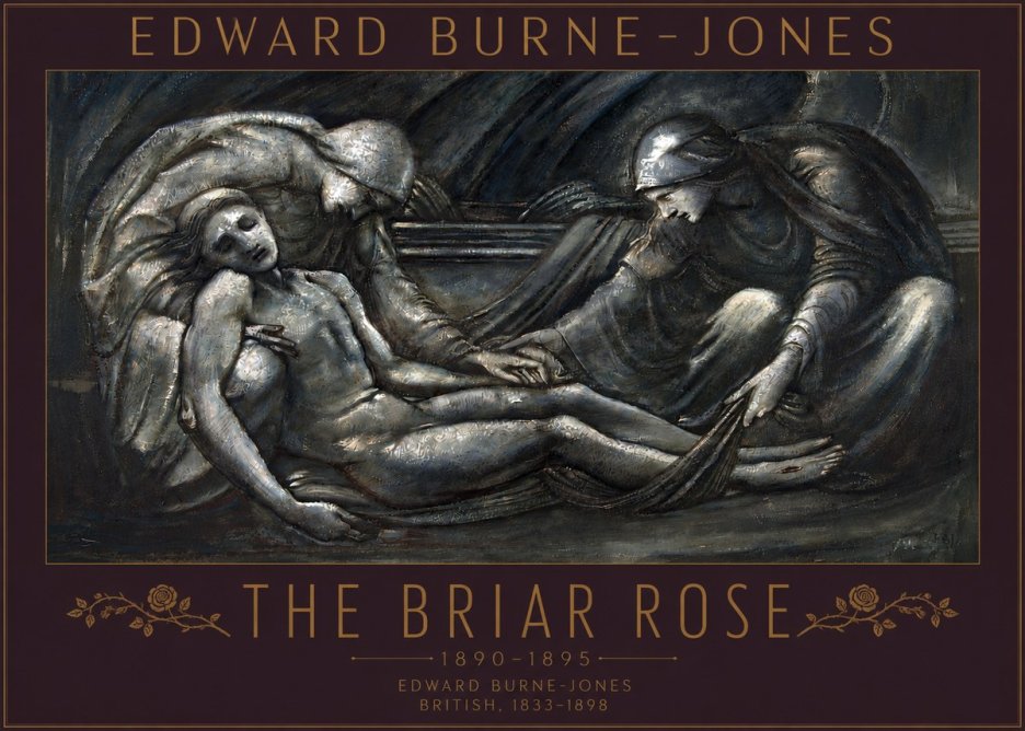 Edward Burne-Jones The Briar Rose No5 - Plakát