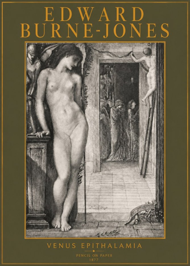 Edward Burne-Jones Venus Epithalamia No3 - Plakát