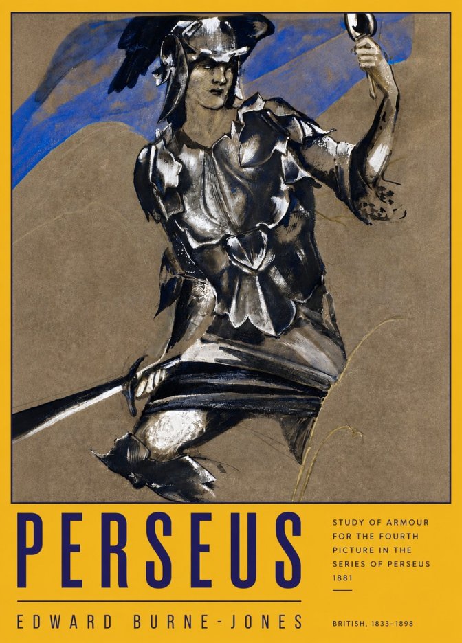 Edward Burne-Jones Perseus No3 - Plakát