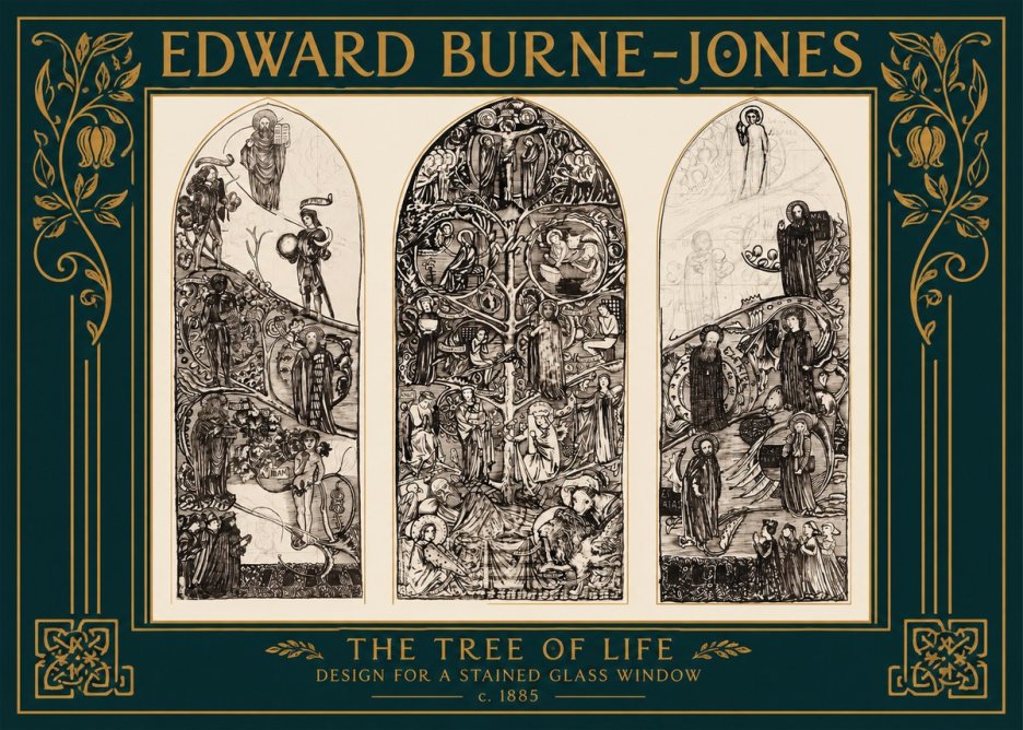 Edward Burne-Jones The Tree of Life No2 - Plakát