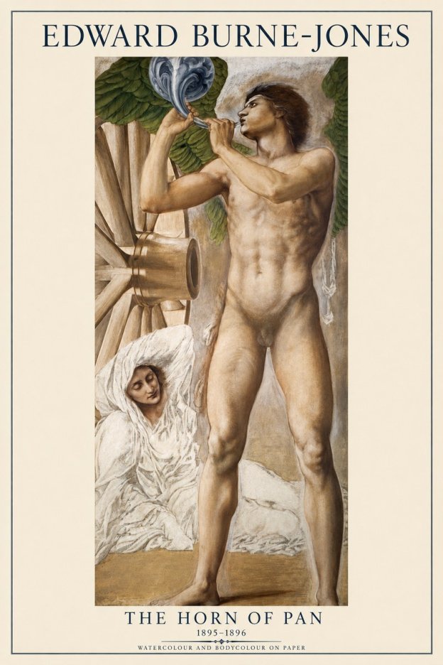 Edward Burne-Jones The Hour of the Soul No2 - Plakát