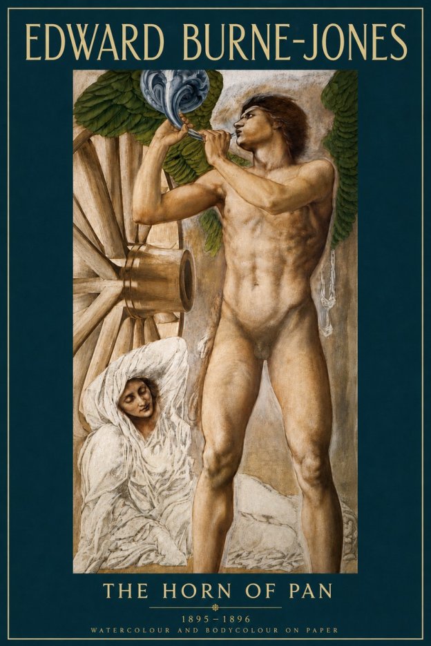 Edward Burne-Jones The Hour of the Soul No4 - Plakát
