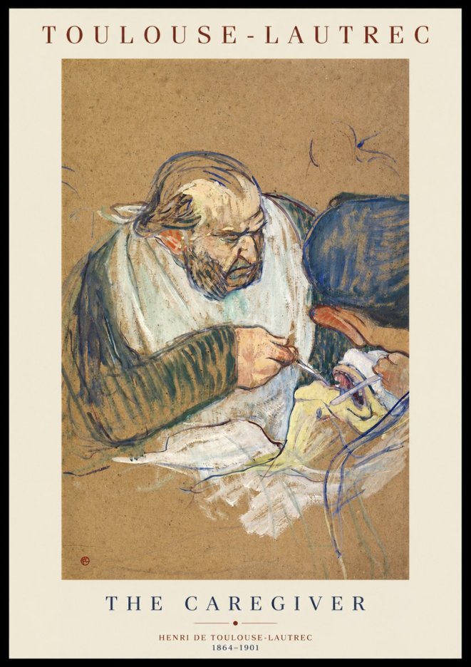 Toulouse-Lautrec The Caregiver No1 - Plakát