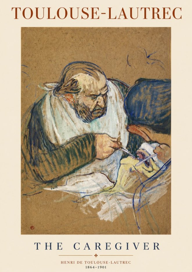 Toulouse-Lautrec The Caregiver No3 - Plakát
