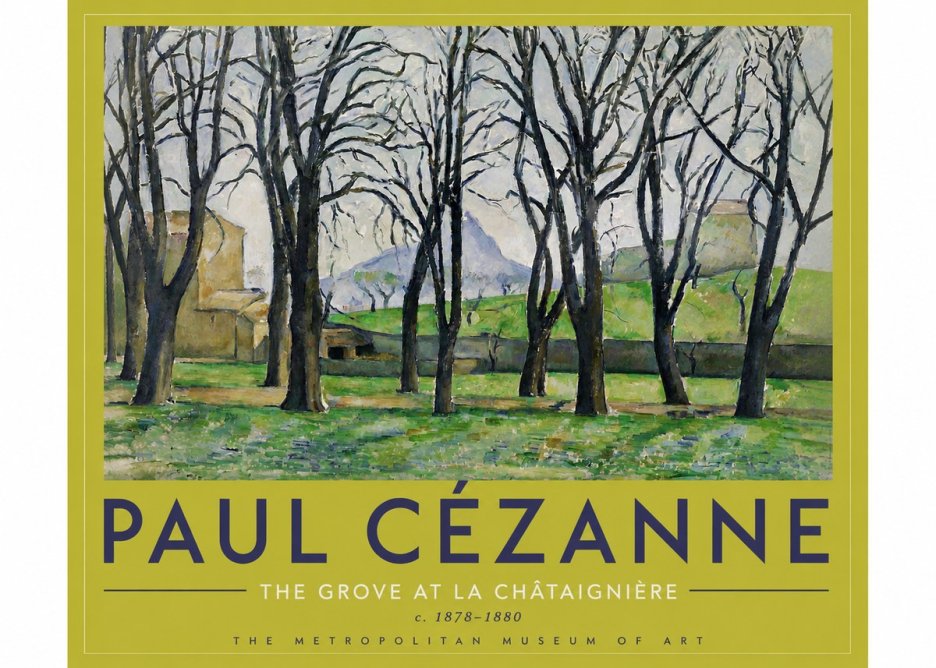 Paul Cézanne The Grove at La Châtaignière No5 - Plakát
