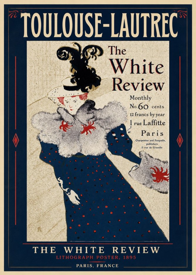 Toulouse-Lautrec The White Review No2 - Plakát
