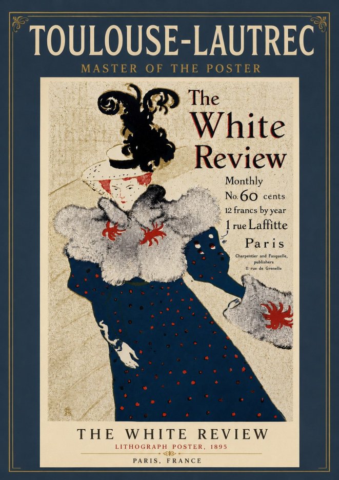 Toulouse-Lautrec The White Review No5 - Plakát
